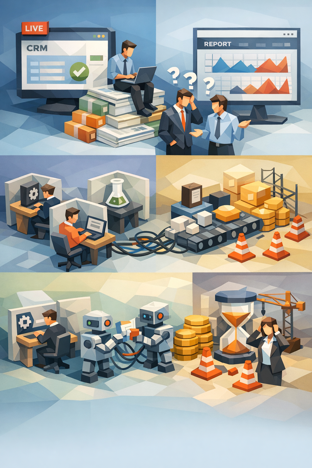 lowpoly An image to show dont use words image only Your CRM is live but reps still run the real process in spreadsheetsReporting exists but nobody tru lowpoly An image to show dont use words image only Your CRM is live but reps still run the real process in spreadsheetsReporting exists but nobody tru